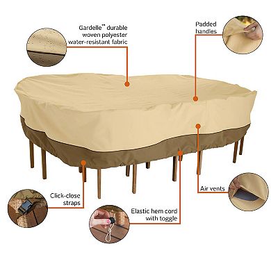 Classic Accessories Veranda 84-in. Ottoman & Table Cover