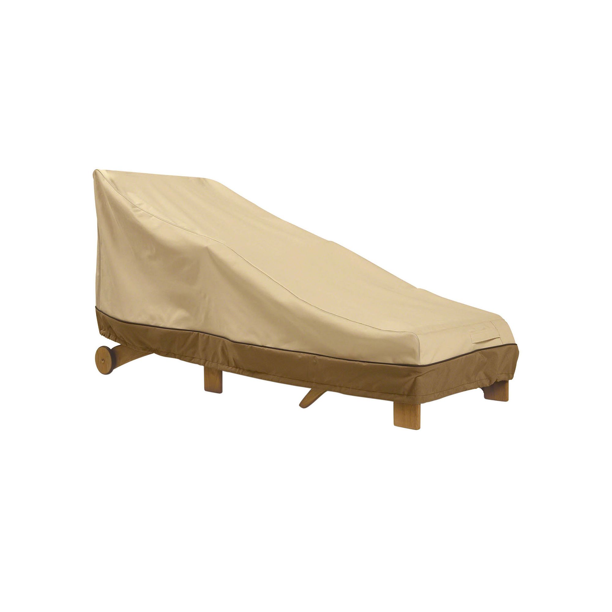 Classic Accessories Veranda Patio Large Chaise Cover, Pebble