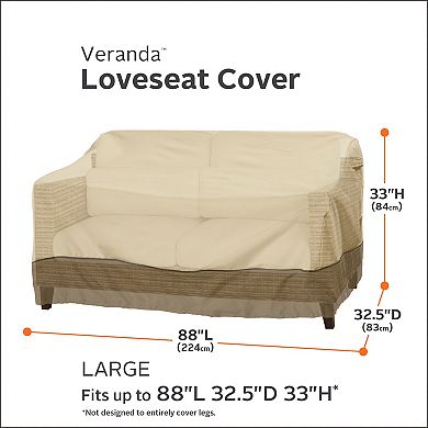 Classic Accessories Veranda Loveseat Cover - Outdoor
