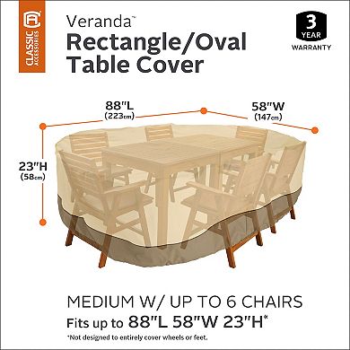 Classic Accessories 60-in. Table & Chair Cover - Outdoor
