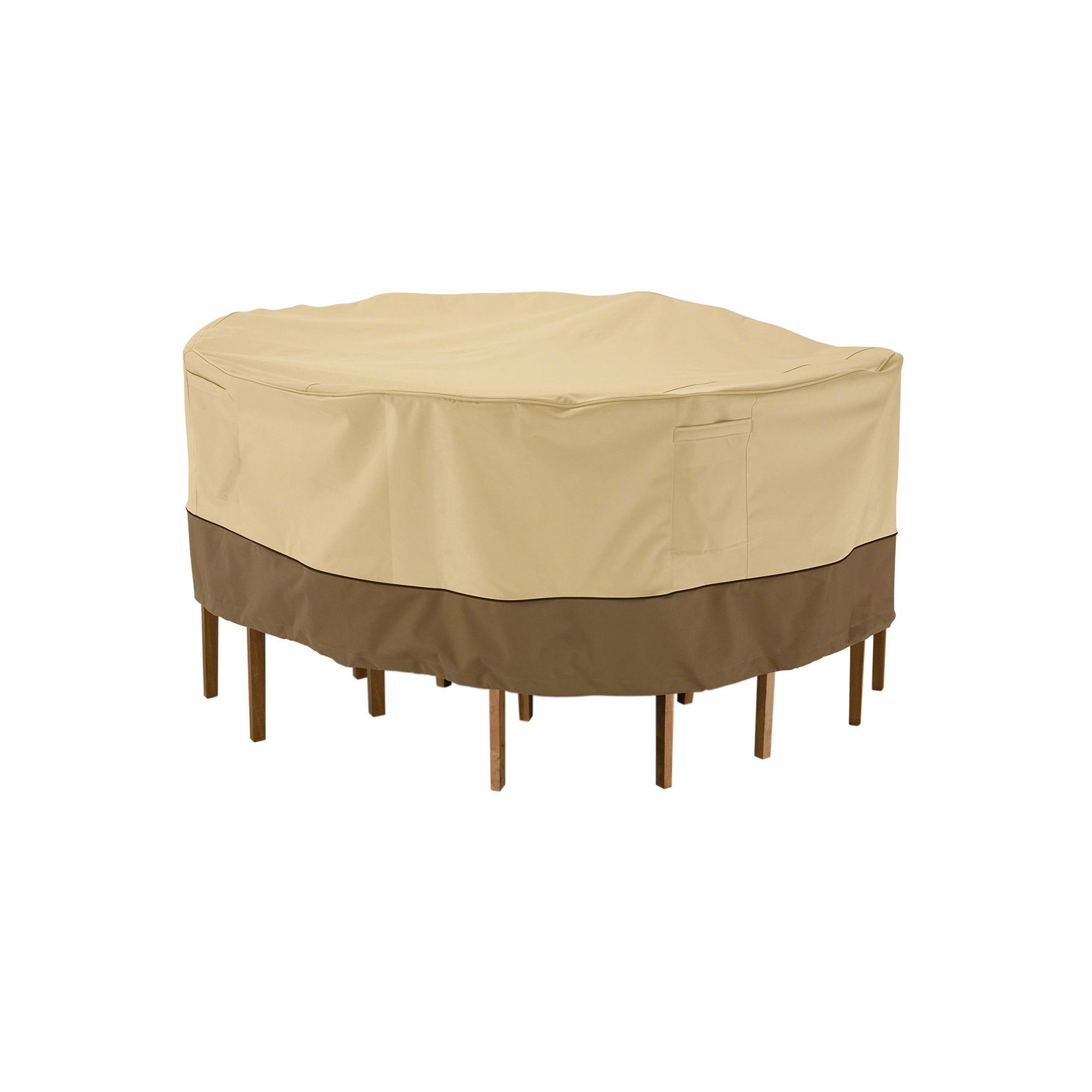 Classic Accessories 72-in. Table & Chair Cover - Outdoor, Pebble