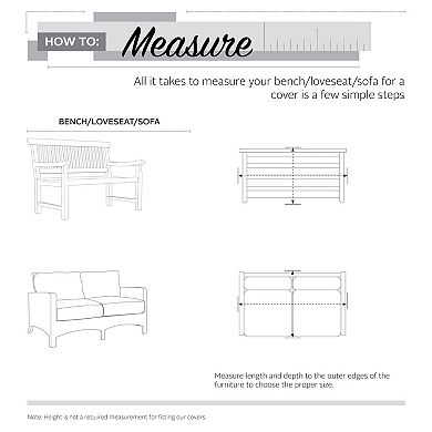 Classic Accessories Veranda Patio Loveseat Cover