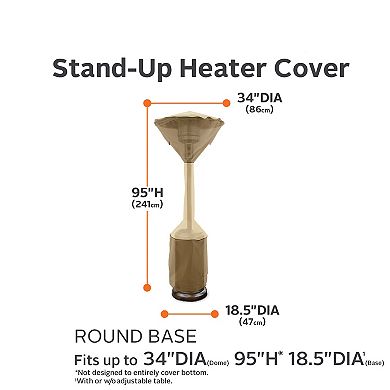 Classic Accessories Veranda Square Stand Up Patio Heater Cover