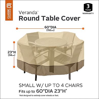Classic Accessories 62-in. Patio Table Chair Cover