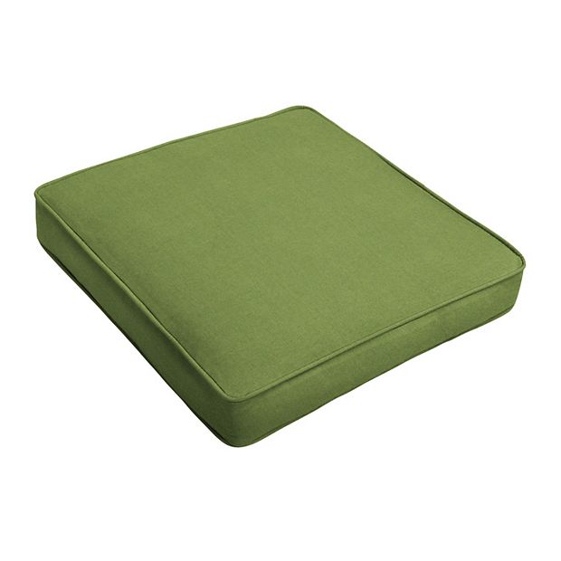 Pillow Perfect Outdoor Patio Sunbrella Fabric Rectangle Seat