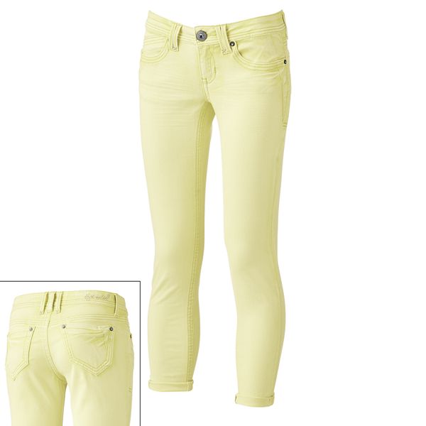 Hydraulic Indie Color Crop Skinny Jeans Juniors