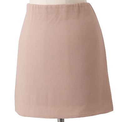 LC Lauren Conrad Embellished Crepe Skirt