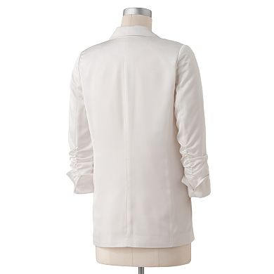 Women's LC Lauren Conrad Satin Tuxedo Blazer