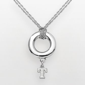 LogoArt Texas Rangers Sterling Silver Logo Halo Pendant