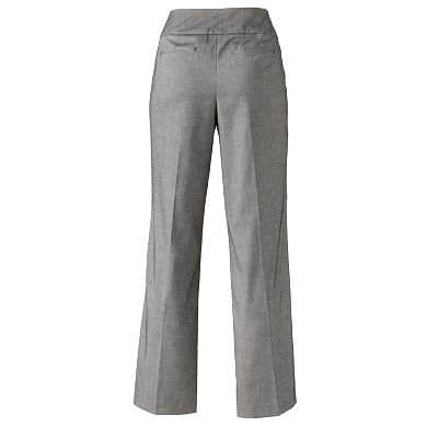 Petite Apt. 9® Curvy Fit Solid Trouser Pants