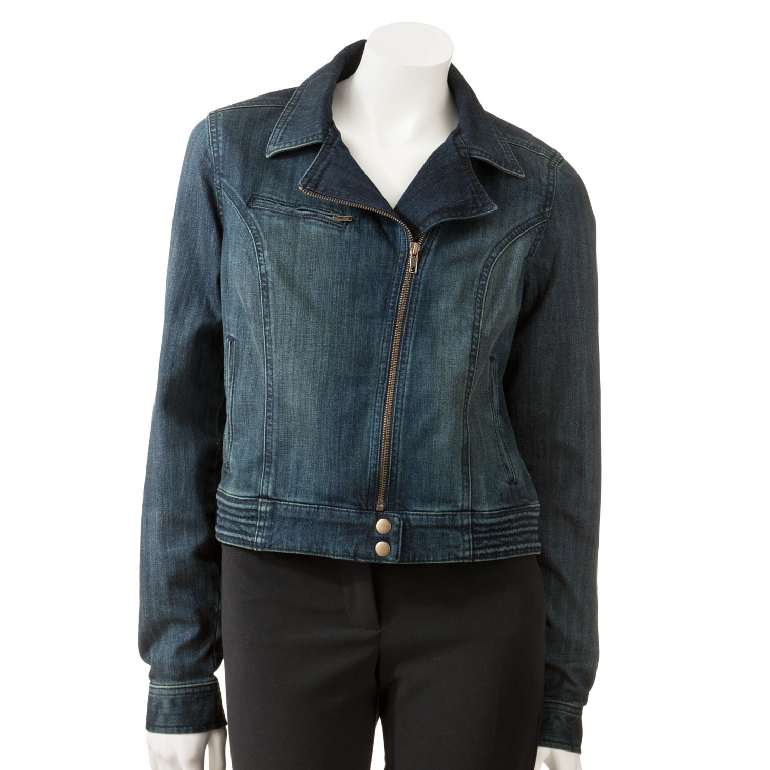 kohls lauren conrad jean jacket