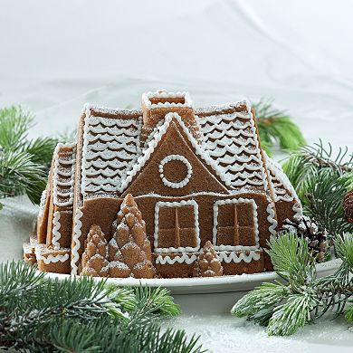Nordic Ware Gingerbread House Bundt Cake Pan