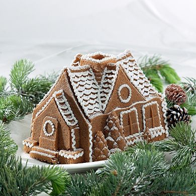 Nordic Ware Gingerbread House Bundt Cake Pan