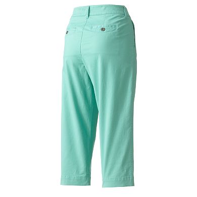 Sonoma Goods For Life® Essential Twill Straight-Leg Capris