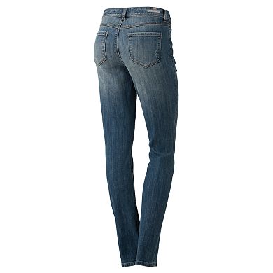 LC Lauren Conrad Distressed Skinny Jeans