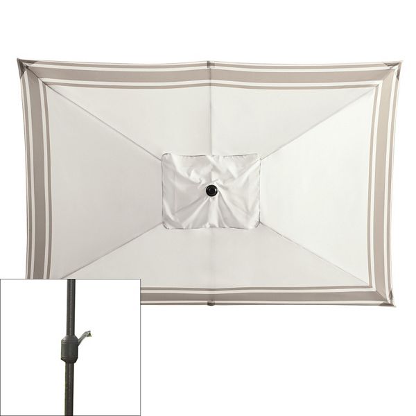 Sonoma Goods For Life Crank Tilt Rectangular Patio Umbrella