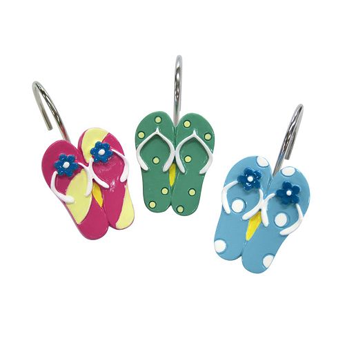 Allure Home Creations Sun & Sand 12pk. Shower Curtain Hooks