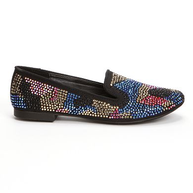 RayBelle Leather Smoking Flats - Mocha main image 1