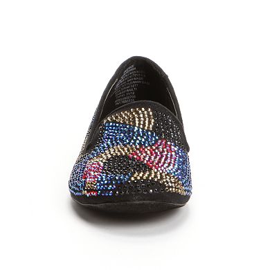 RayBelle Leather Smoking Flats - Mocha main image 0