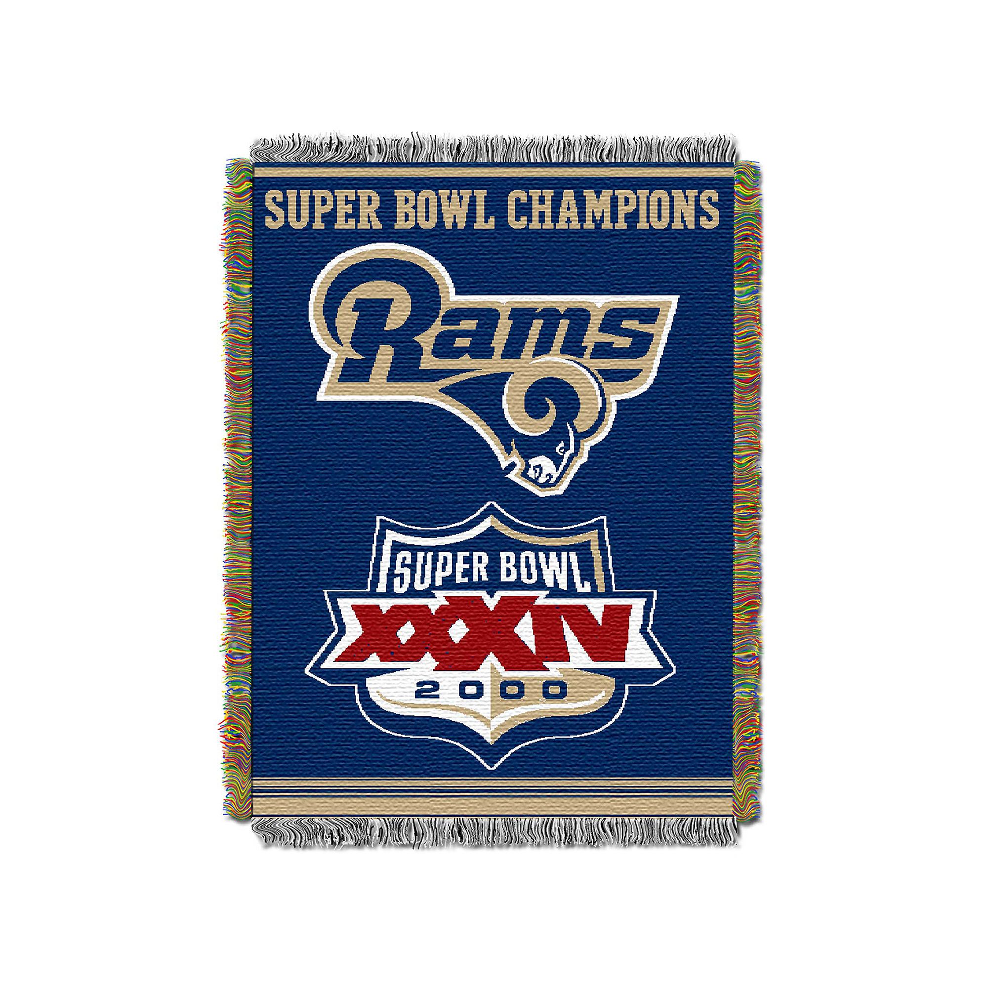 Los Angeles Rams Commemorative Throw Blanket by Northwest, Ram Team