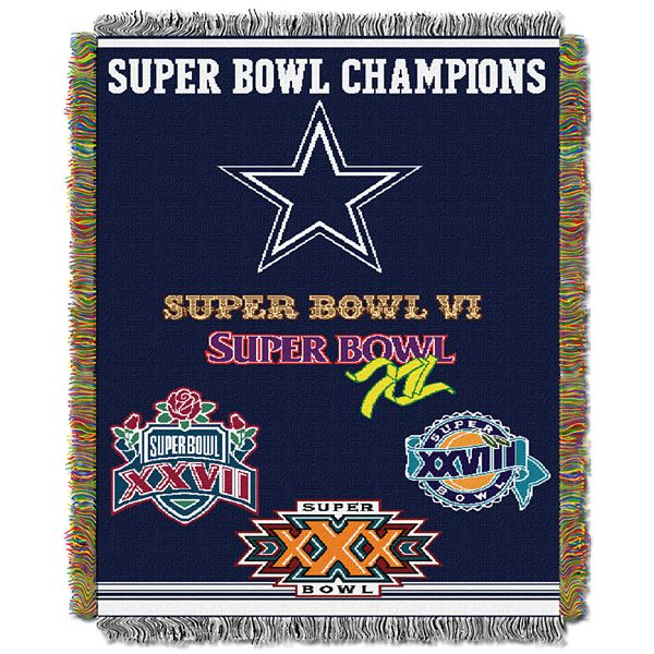 Dallas Cowboys Commemorative Throw Blanket by Northwest