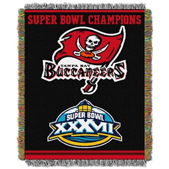Tampa Bay Buccaneers Commemorative Throw Blanket by Northwest