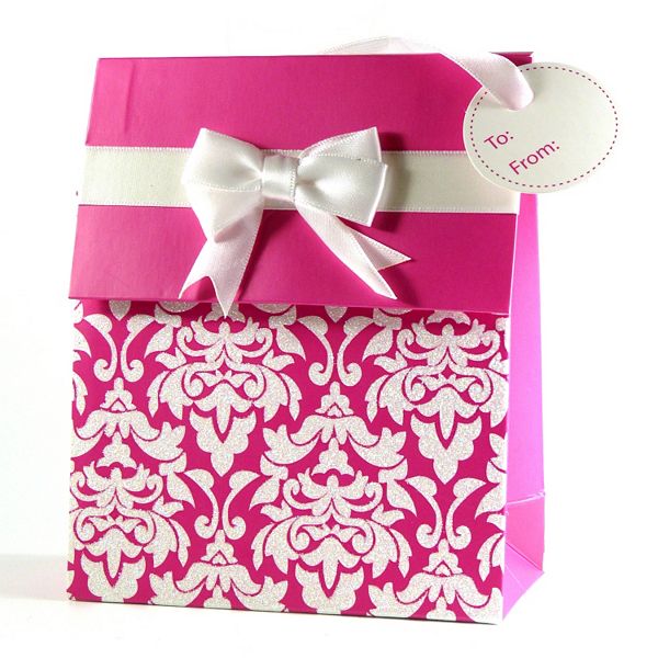 Gift Card Impressions Pink Bag Gift Card Holder