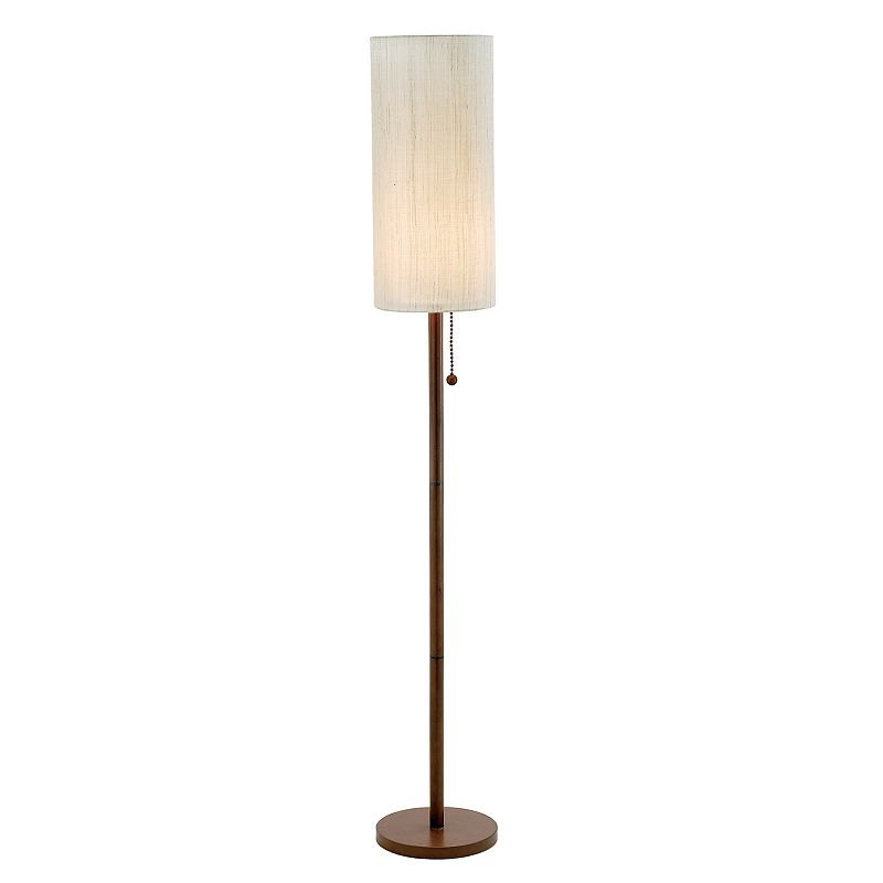 Adesso Hampton Floor Lamp, Brown, Furniture