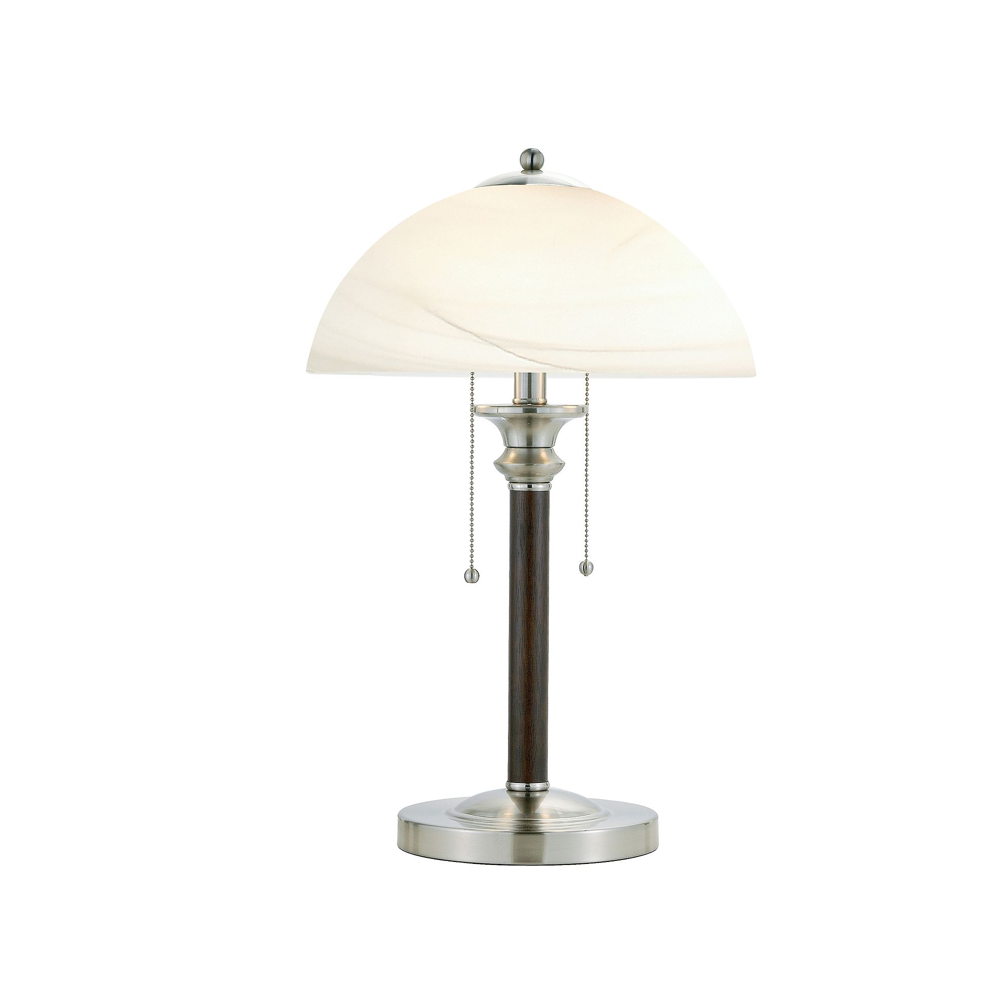 Adesso Lexington Table Lamp, Dark Brown Wood