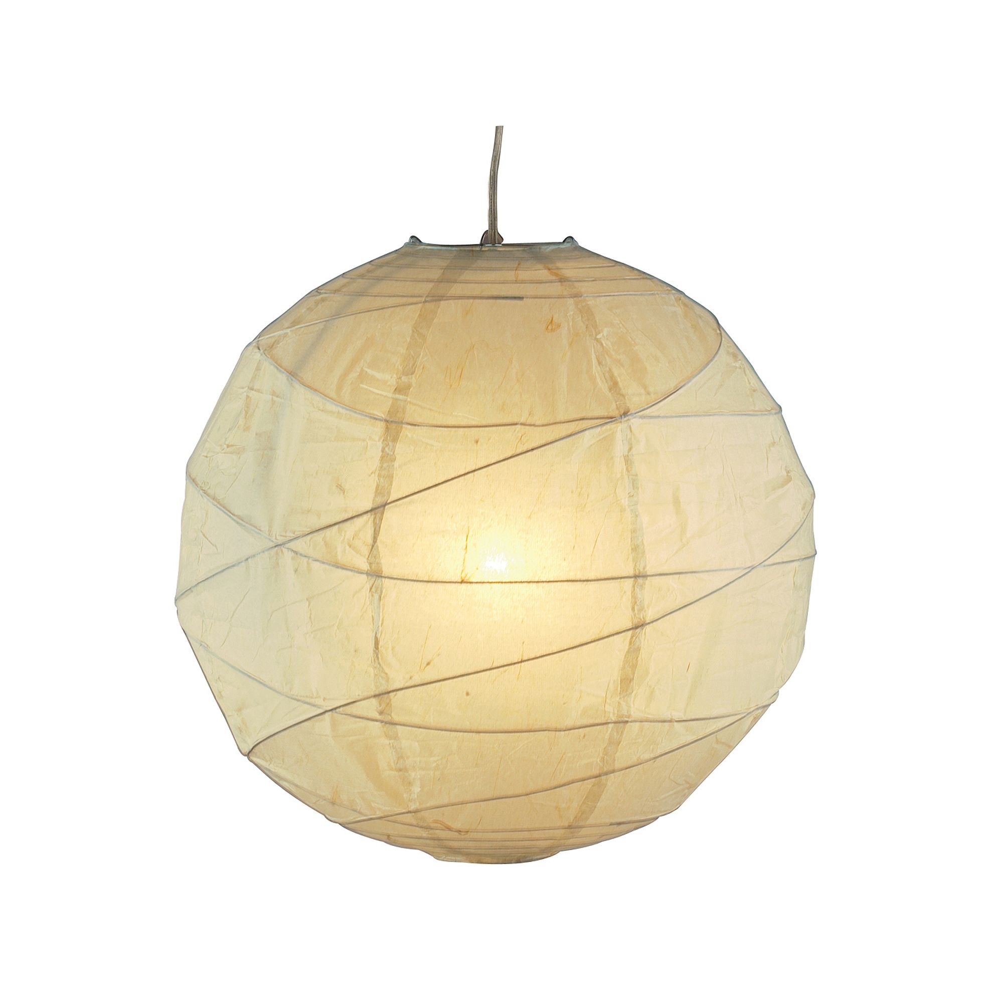 Adesso Orb Medium Pendant Lamp, Beige