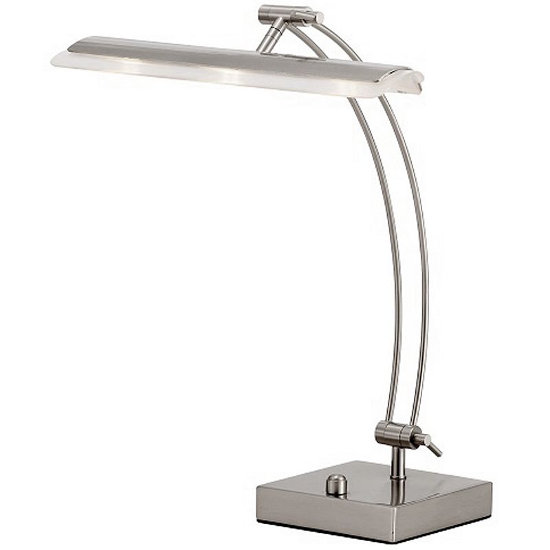 Adesso Esquire LED Desk Lamp, Grey, Furniture