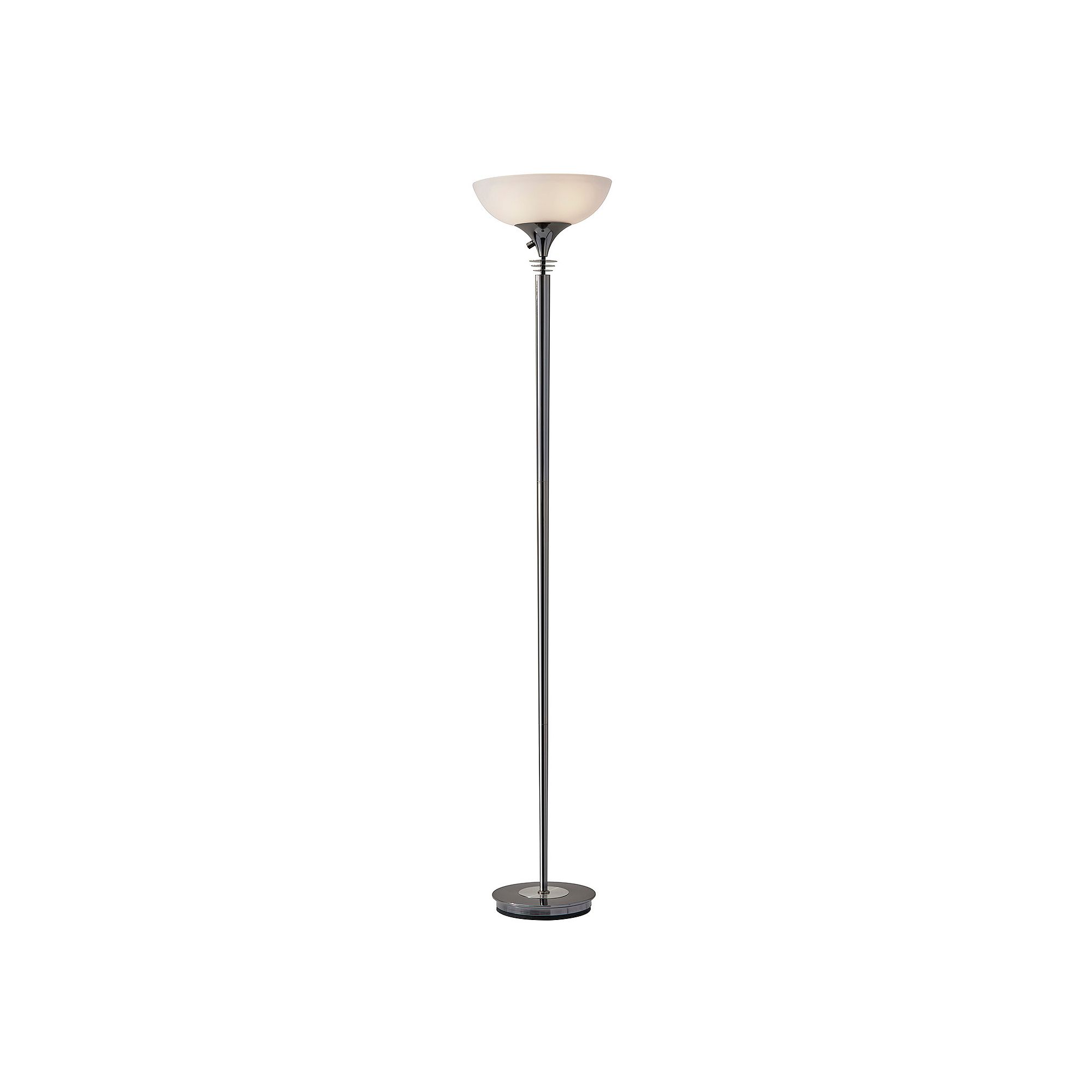 Adesso Metropolis Floor Lamp, Black