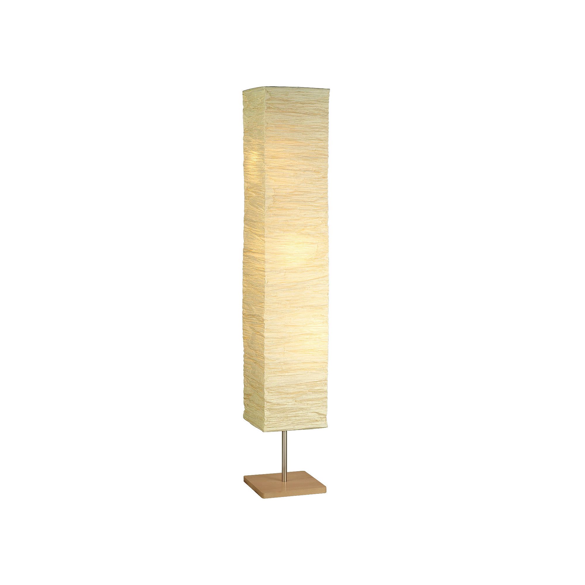 Adesso Dune Floor Lamp, Natural Wood