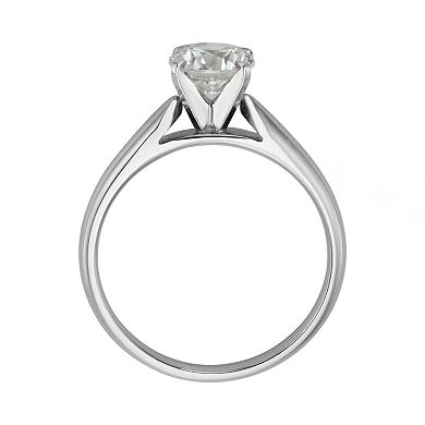 Round-Cut IGL Certified Diamond Solitaire Engagement Ring in 14k White Gold (1 ct. T.W.)