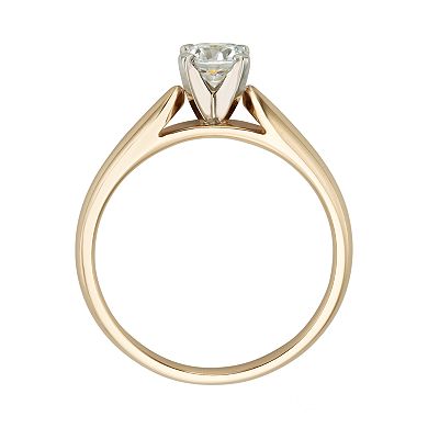 Round-Cut IGL Certified Diamond Solitaire Engagement Ring in 14k Gold (1/2 ct. T.W.)