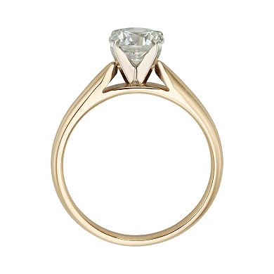14k Gold 1 Carat T.W. IGL Certified Diamond Solitaire Engagement Ring