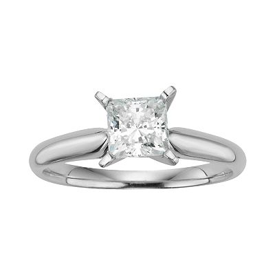 Kohl's princess cut engagement rings hot sale