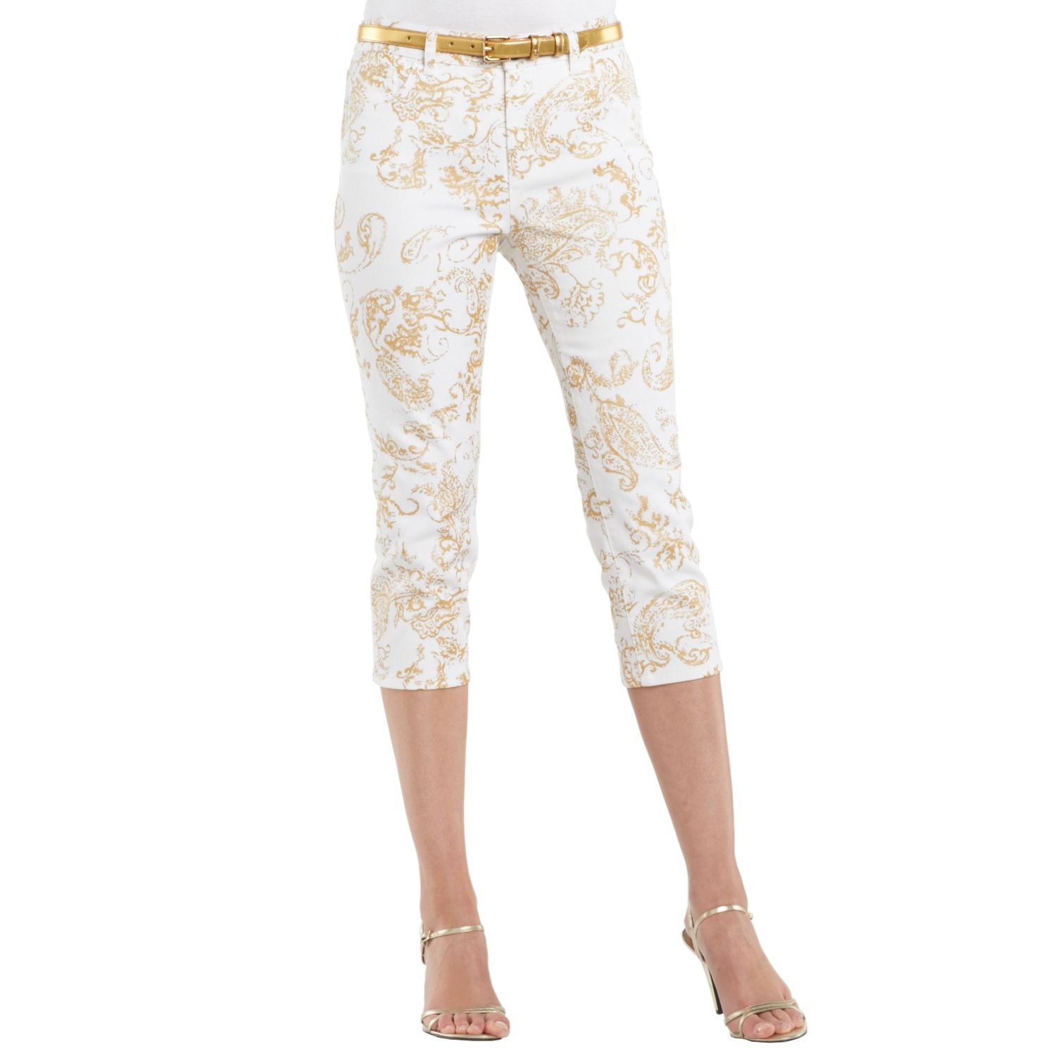 kohls womens chaps capris