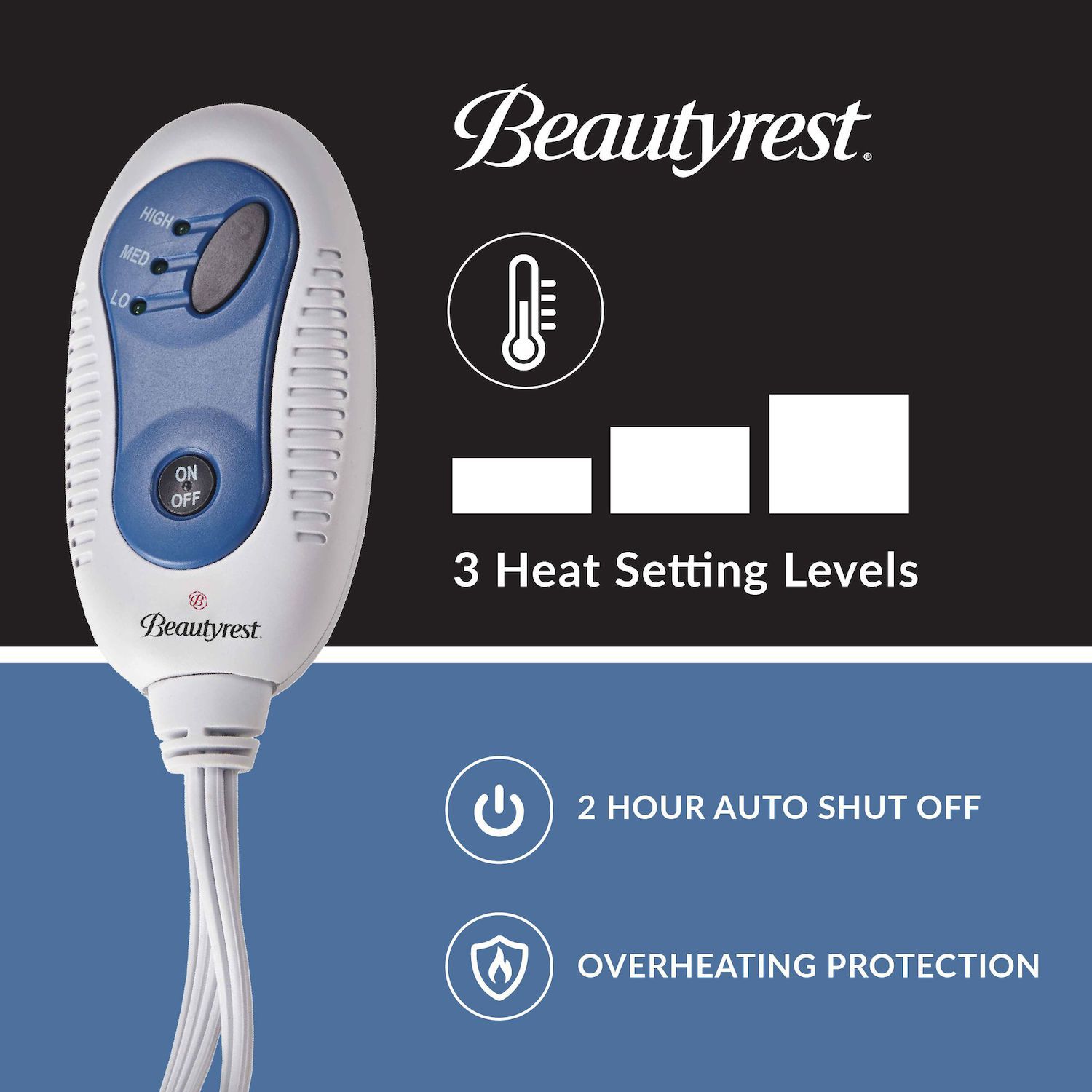 Beautyrest Heated Oversized Faux Fur Throw - Thumbnail 5