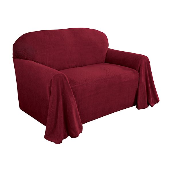 Jeffrey Home C Fleece Loveseat Throw, Furniture Throw Covers For Chairs