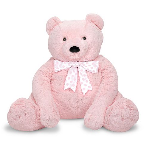 blush pink teddy bear throw