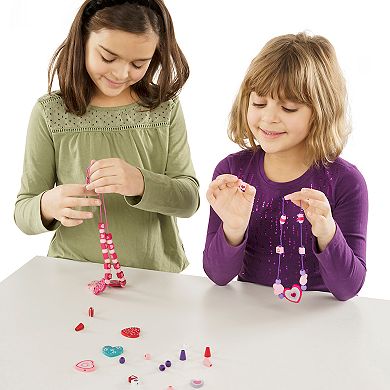 Melissa and Doug Sweet Hearts Wooden Bead Set