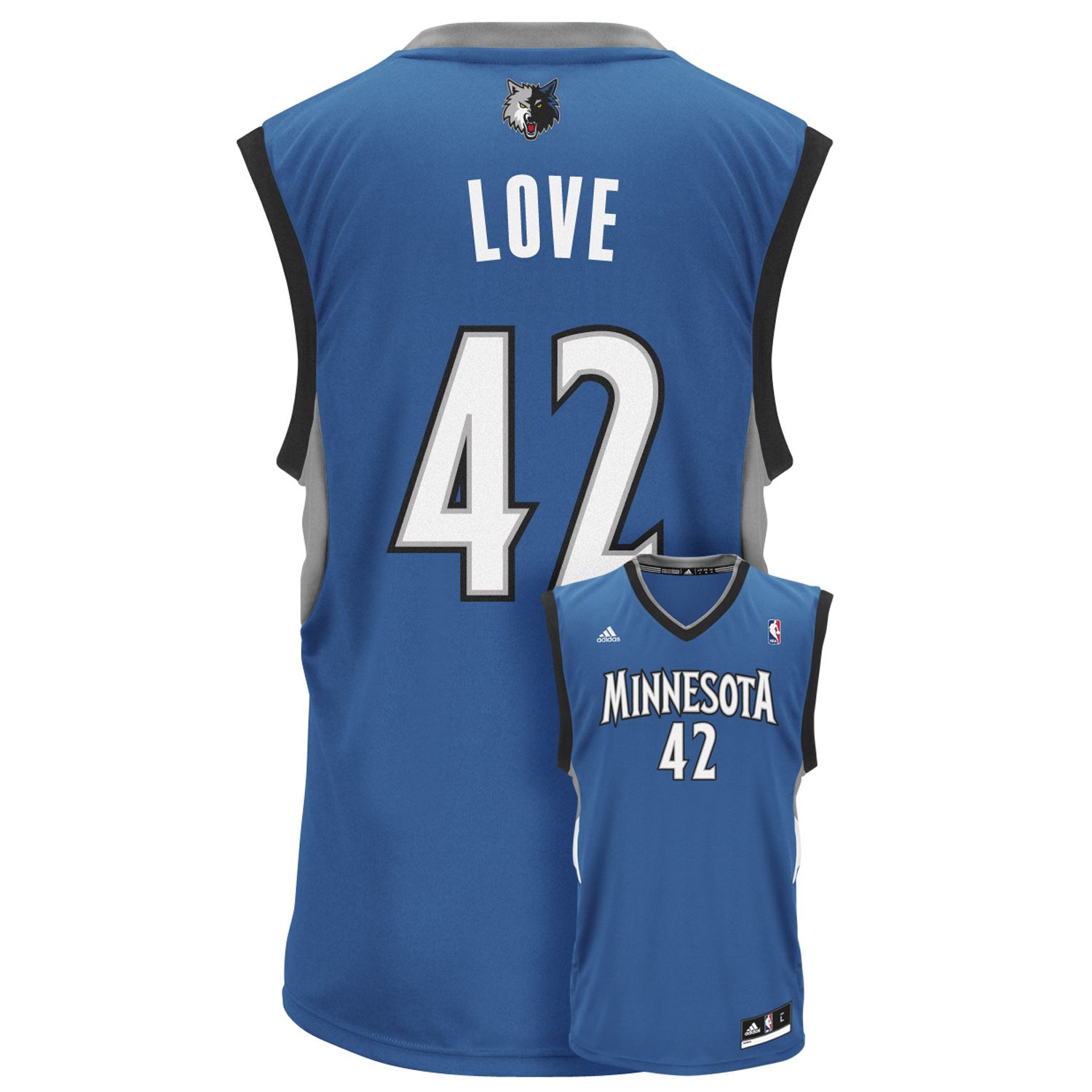 kevin love timberwolves jersey