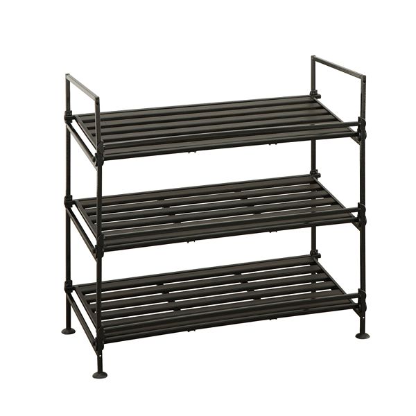 Neu Home 3 Tier Stackable Shoe Rack