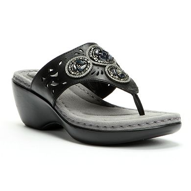 Croft & Barrow® sole (sense)ability Platform Wedge Sandals - Women