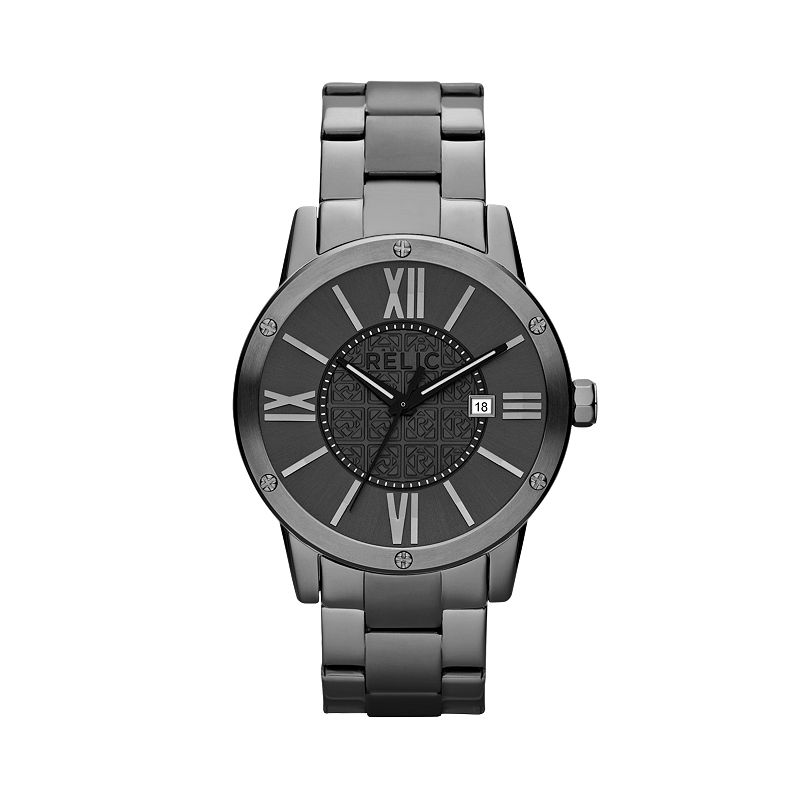 UPC 723765280981 product image for Relic by Fossil Men's Payton Stainless Steel Watch, Size: Large, Grey | upcitemdb.com