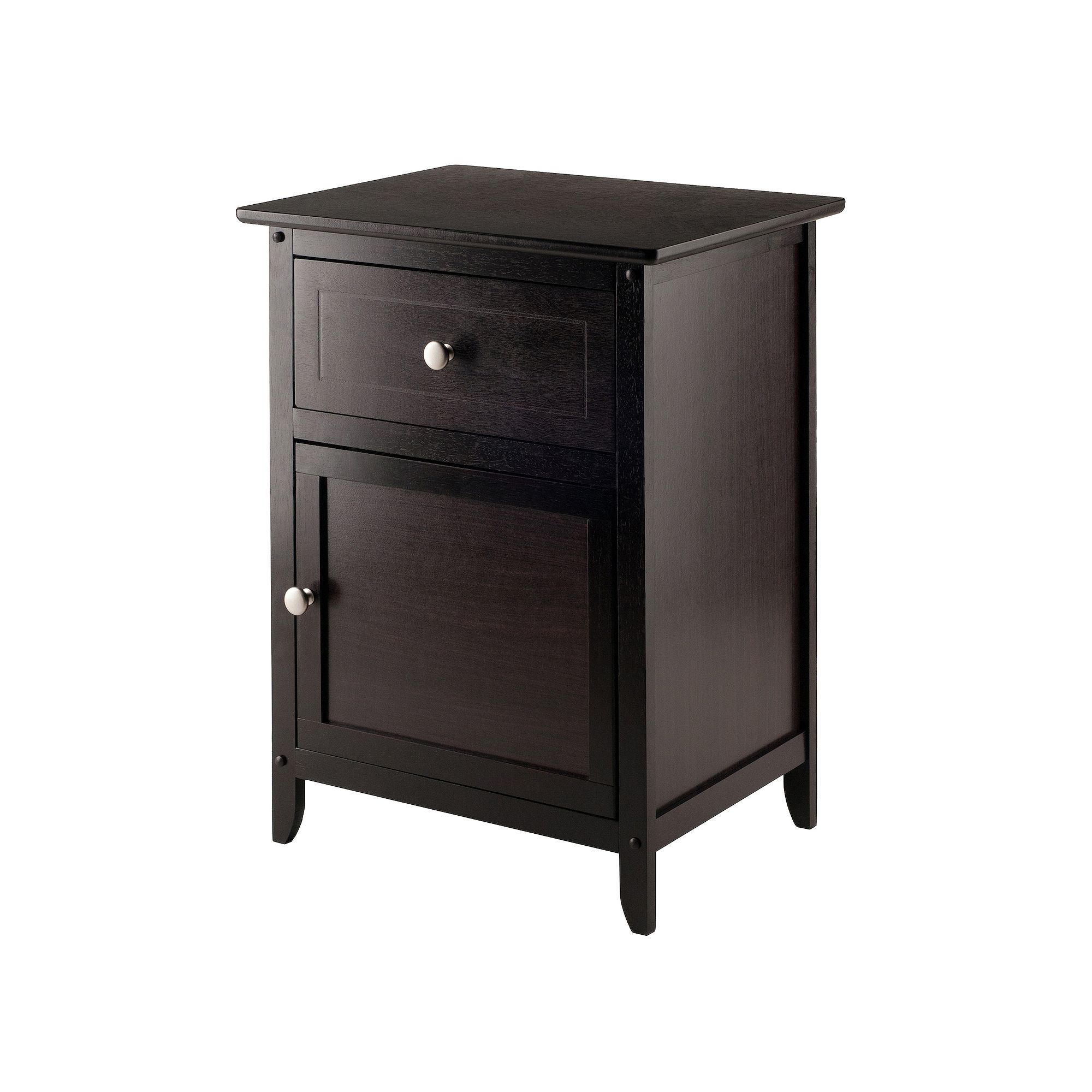 Winsome 1 Drawer Nightstand, Brown