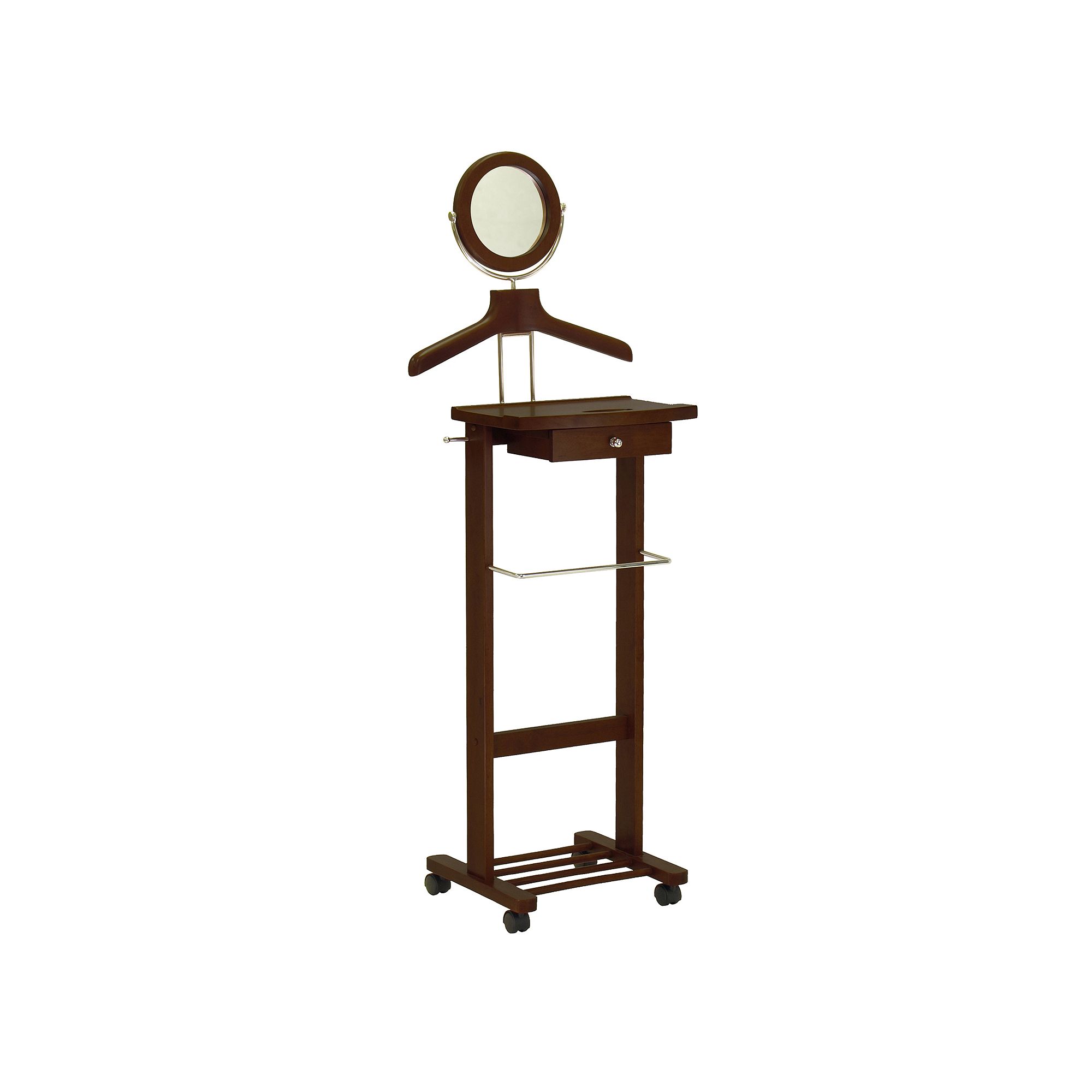 Winsome Valet Stand, Antique Brown