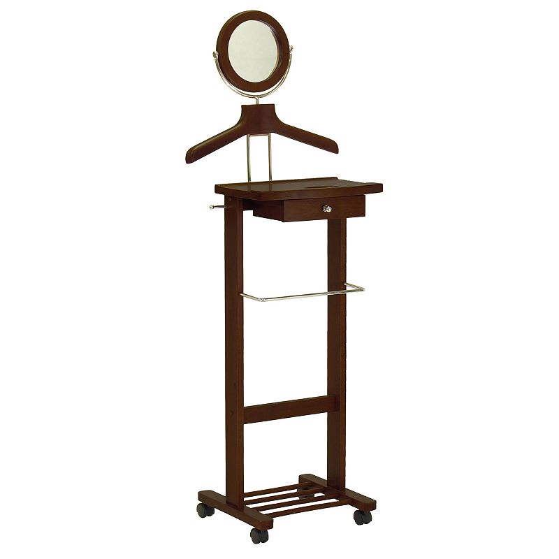 Winsome Valet Stand, Brown, Furniture