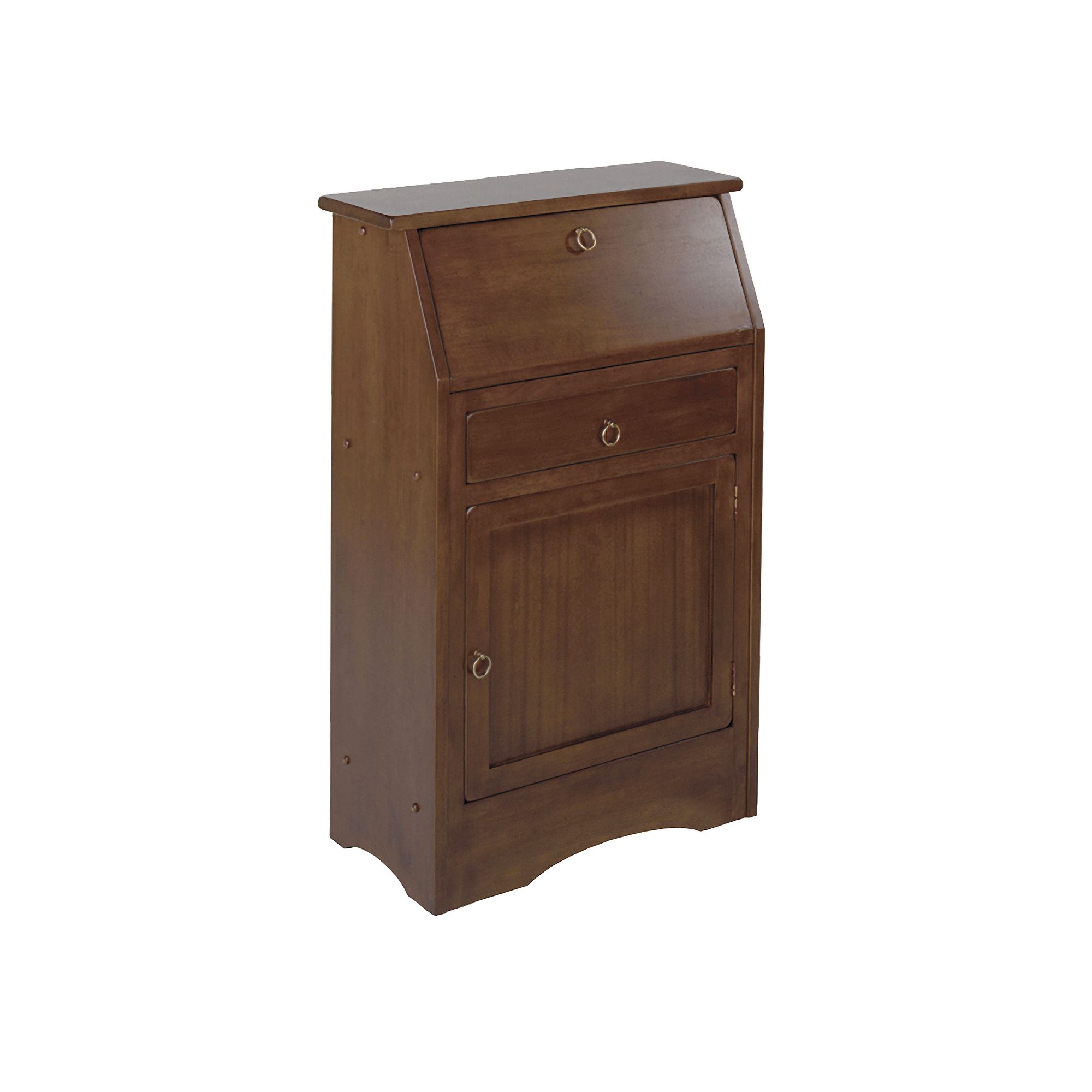 Winsome Regalia Secretary Desk, Antique Brown